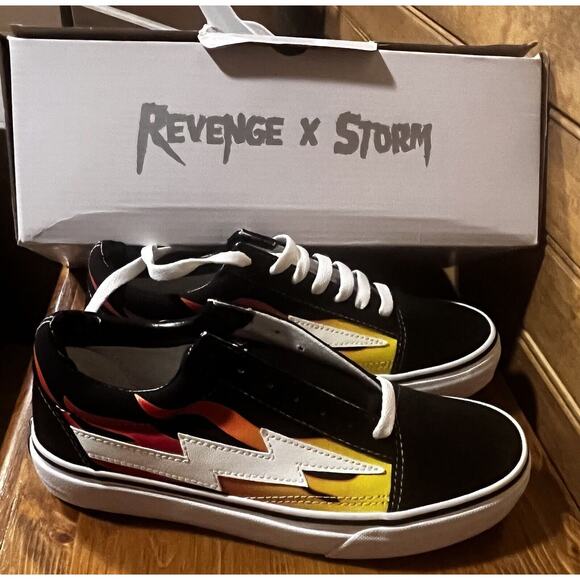Revenge X Storm II Vol. 1 Black Flame Men’s Sneakers NIB Size 5 Authentic - Picture 15 of 15